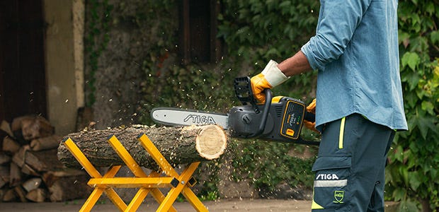 Beperken Kruiden overhemd Elektrische, benzine en accu kettingzagen | STIGA