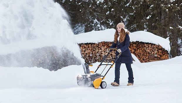 Akku-Schneefräsen: Schneebläser