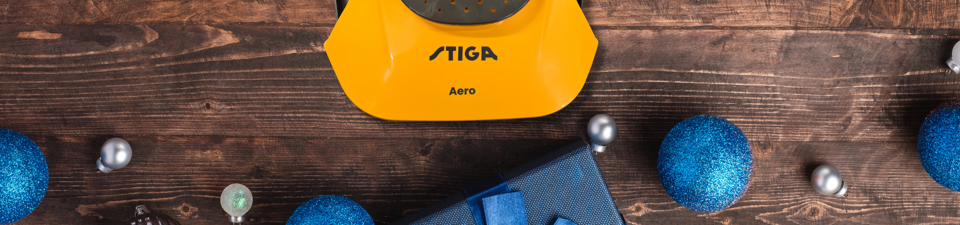 12 DAYS OF CHRISTMAS WITH STIGA WITH HOVER MOWER AND CHRISTMAS BAUBLES