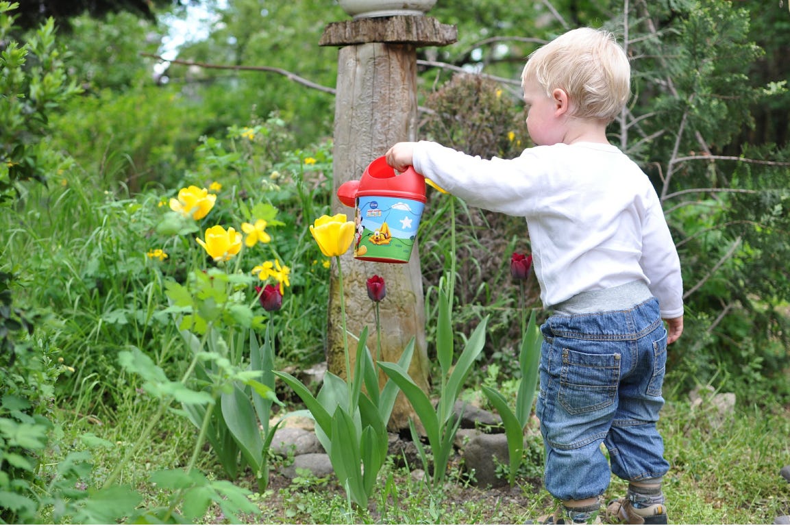 Gardening with kids