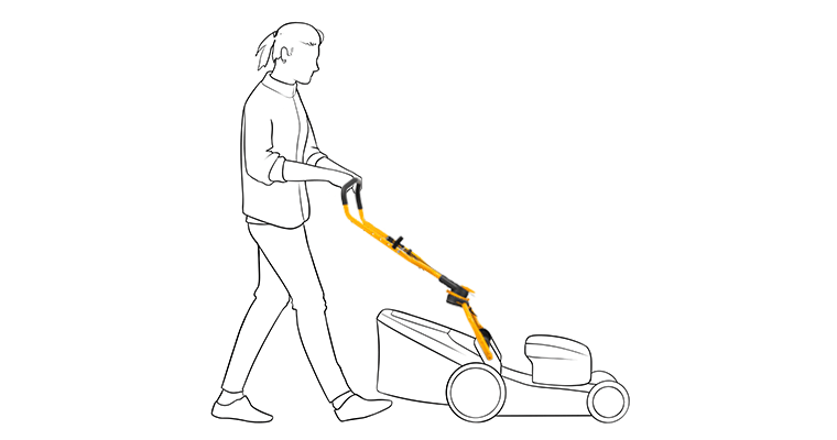 Animated picture that shows the two different heights of the Fulcrum handlebar