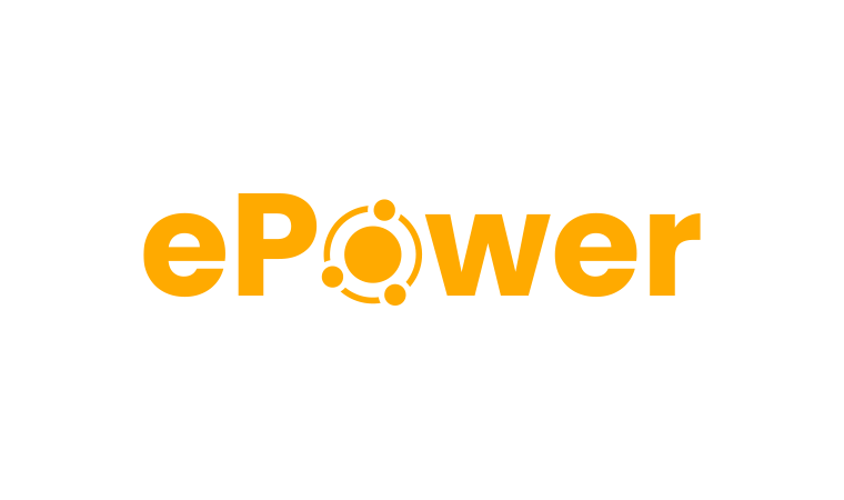 Logo ePower op witte achtergrond