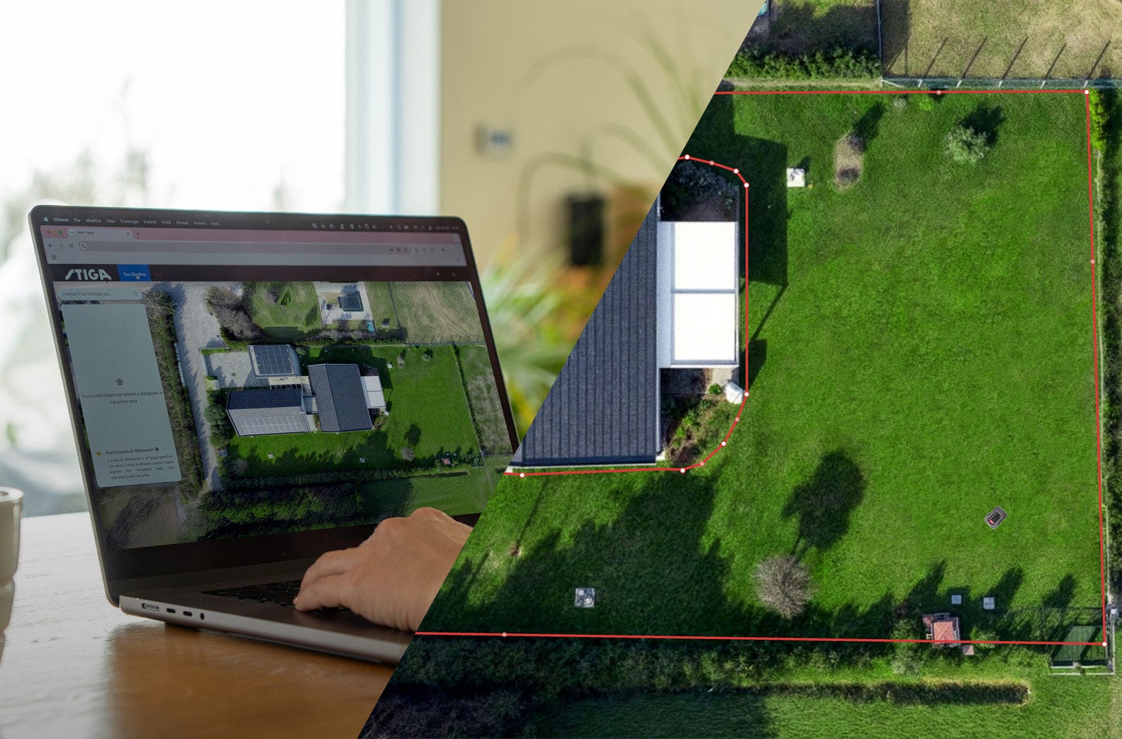 NOVÉ digitální mapování zahrad